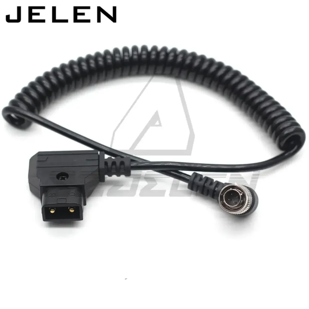 DTAP to Hirose 4 pin Right angle elbow plug for Sound Devices 688 633 Zoom F8 Power Cable ZAXCOM