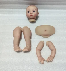 NPK 16inch Already Painted Doll Kit Peeka come with Cloth Body and Belly Plate Lifelike Reborn Baby DIY Toy