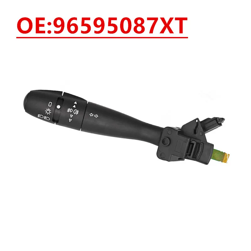 Turn Signal Headlight Stalk Switch OE 96595087XT 96608841XT 96477533XT For Peugeot 206 1998‑2006 307 2001‑2008 207 2006‑2012