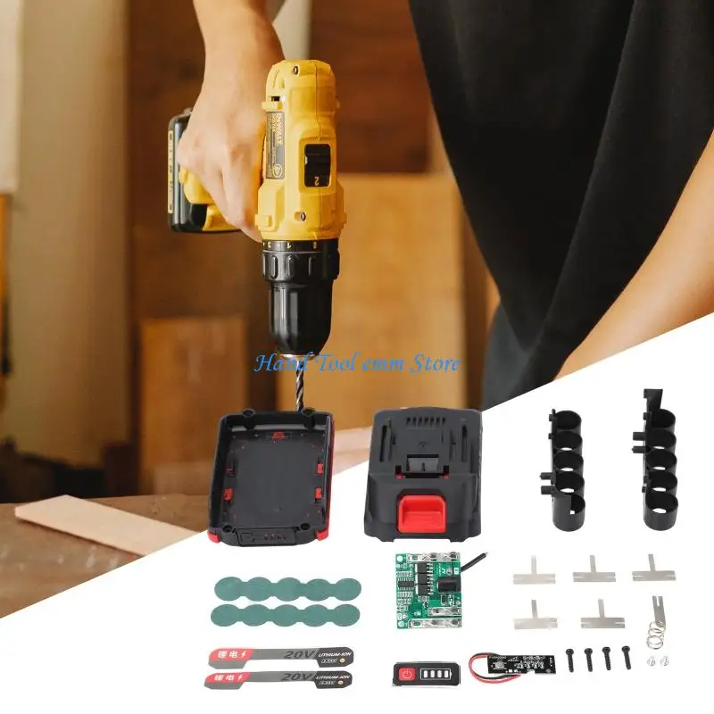 H37F Battery Case with Security Suitable for 18V 20V Platform Tools ABS Construction