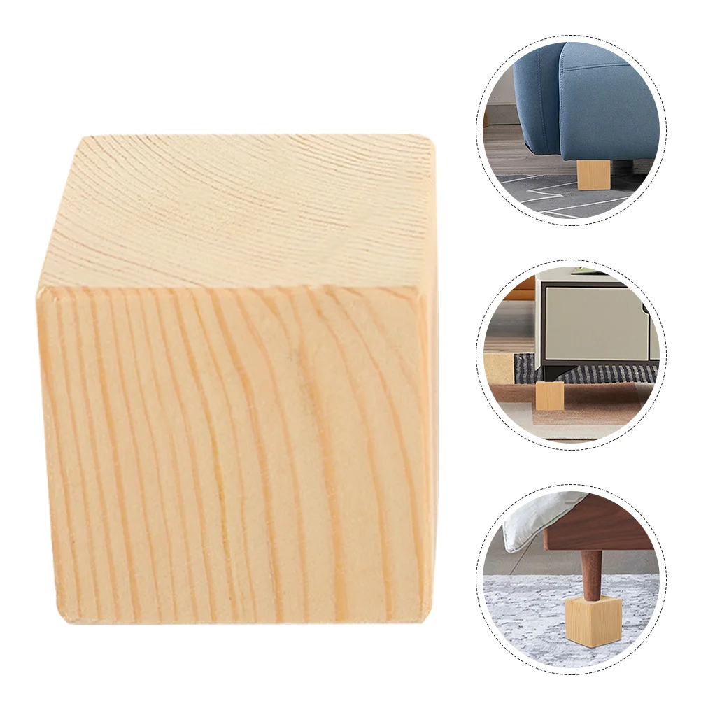 

4 Pcs Raising Block Bed Foot Washer Leveling Pads Table Lifters Furniture Leg Risers Legs Couch Heavy Duty Blocks Sofa Cushion