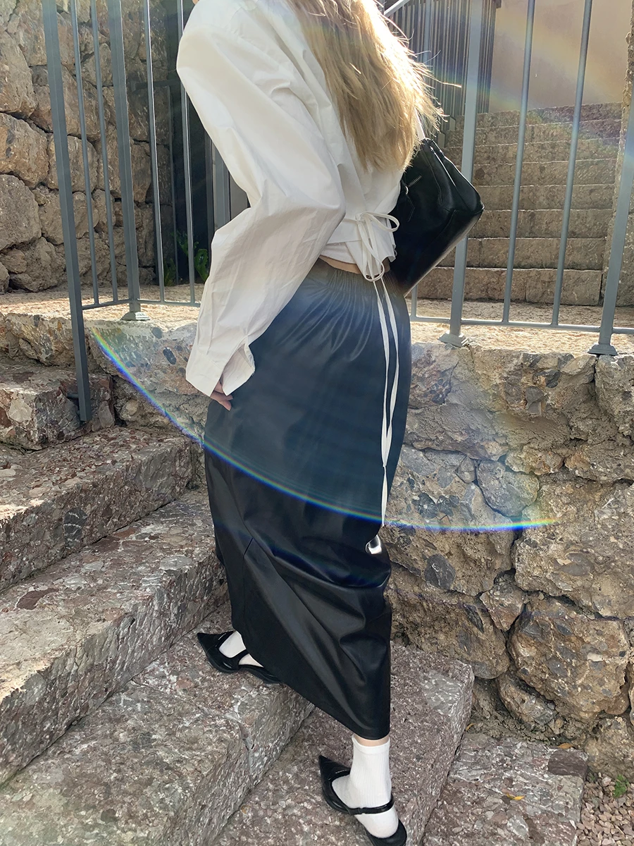 

Белый ort Svel, женские осенние винтажные дизайнерские базовые слои, хлопковый воротник на пуговицах, прямой крой, для поездок на работу