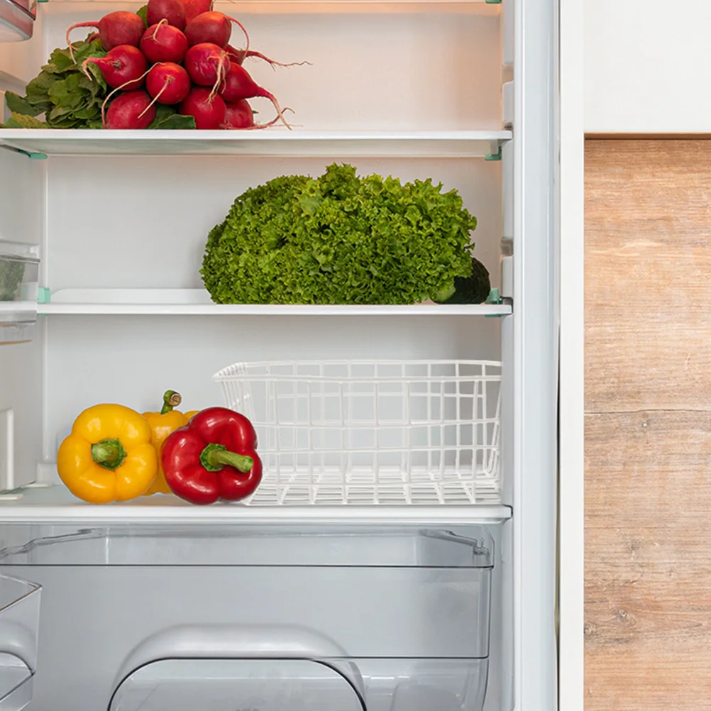 

2pcs 28*21.5*12 Storage Basket for Refrigerator Freezer Kitchen Wire Baskets For Storage Pantry Bins Pantry Wire Shelves