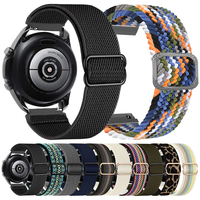 For Realme Watch 3/3 Pro Smart Watch Accessories Stretchy Bracelet 22mm Nylon Braided Strap for Realme Watch 2/2 Pro Watch Bands