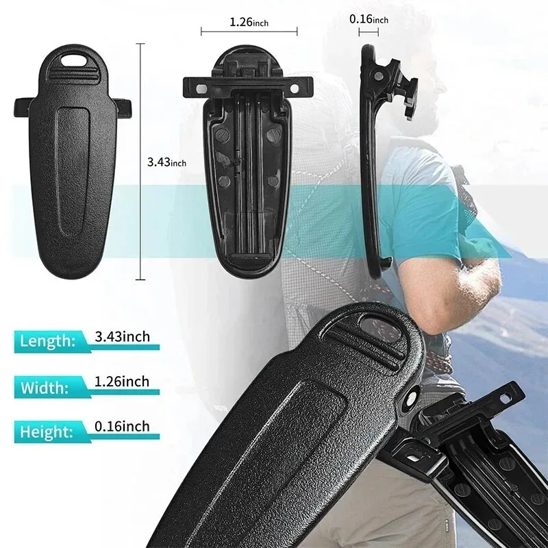 10PCS KBH-12 Belt Clip for Kenwood TK2140 TK3140 TK2160 TK3160 TK2170 TK3170 NX220 NX320 NX420 TK3173 TK2360 TK3360 Radio