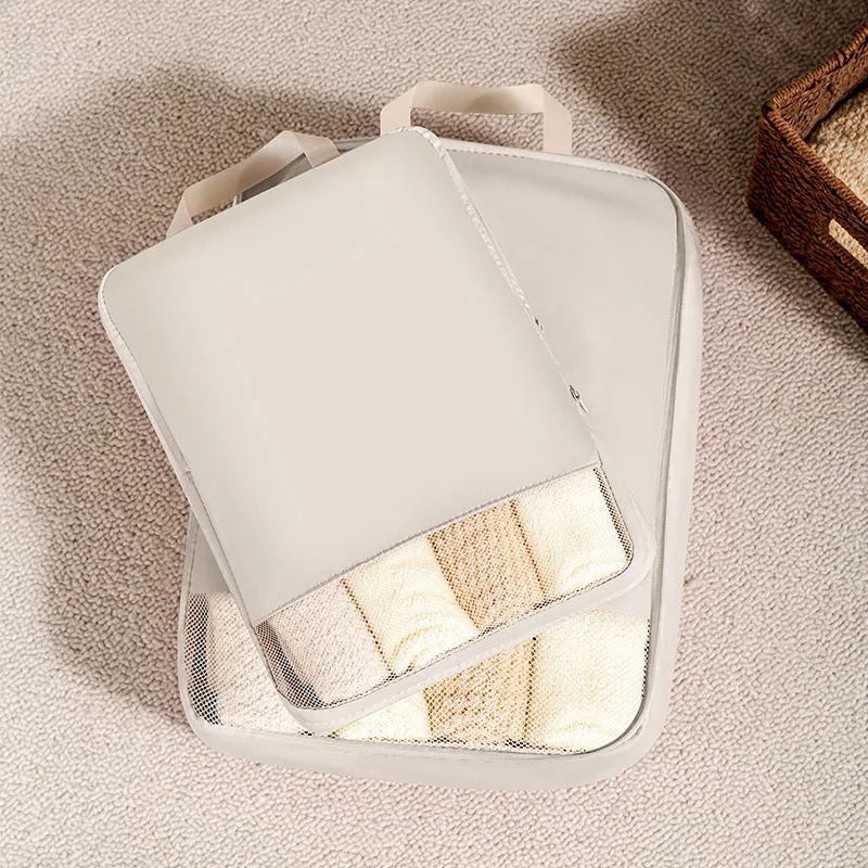 Travel storage bag set digital toiletry cosmetics storage ba