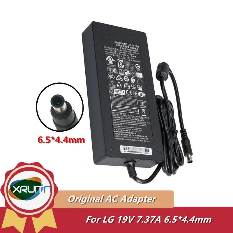 

Оригинальное зарядное устройство переменного тока LCAP31 19 В 7,37 А 140 Вт для LG V220 V325 V720 V960 XPION 29V940 34UC97C 34UM94 AIO Блок питания для ПК