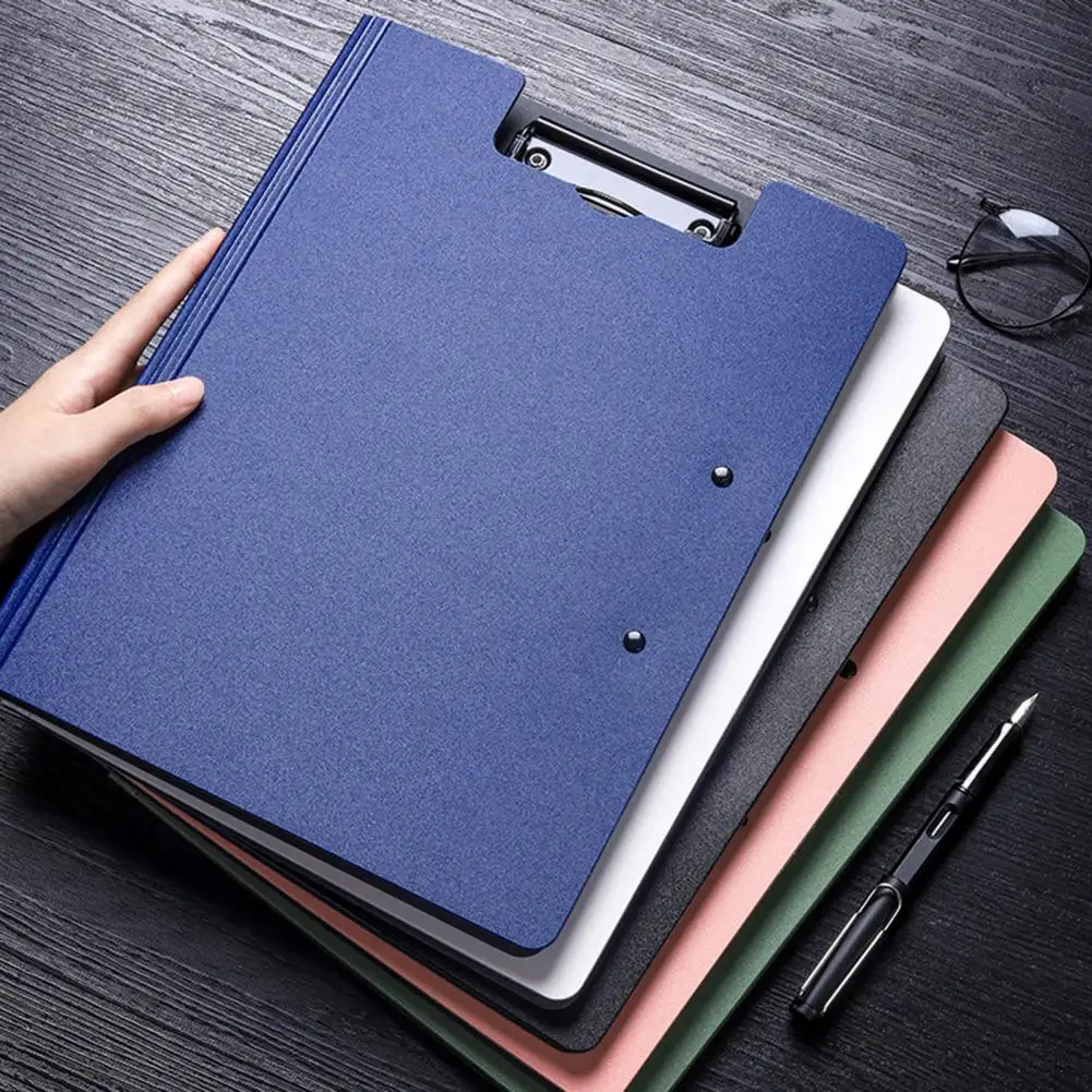 Simple Clipboard Tear-resistant File Clip Folder Smooth Surface Extra Durability File Cover Folder Clipboard  Water-proof