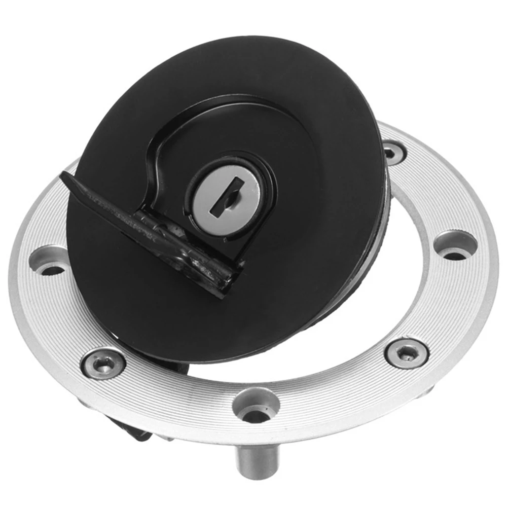 Motorcycle Locking Fuel Gas Tank Cap Cover w/ 2 Key for Suzuki GSXR 600, 700, GSXR1000, Katana 600, GSX-600F, RF-400 GK78A
