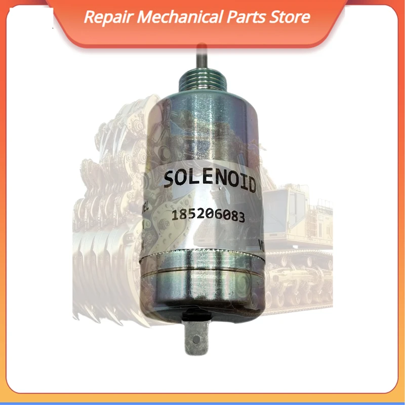 

12v Fuel Shutoff Solenoid 185206083 For Case Holland Sba Construction Machinery Engine