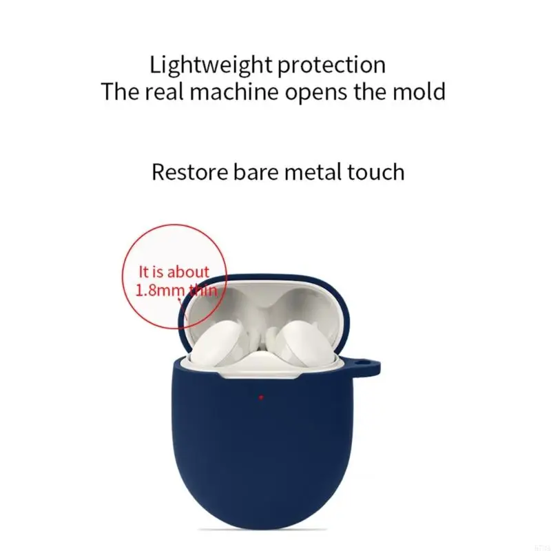 573A Совместимость с Pixel Buds серии A/Buds 2, противоударный чехол для наушников, ударопрочный корпус, пылезащитный моющийся