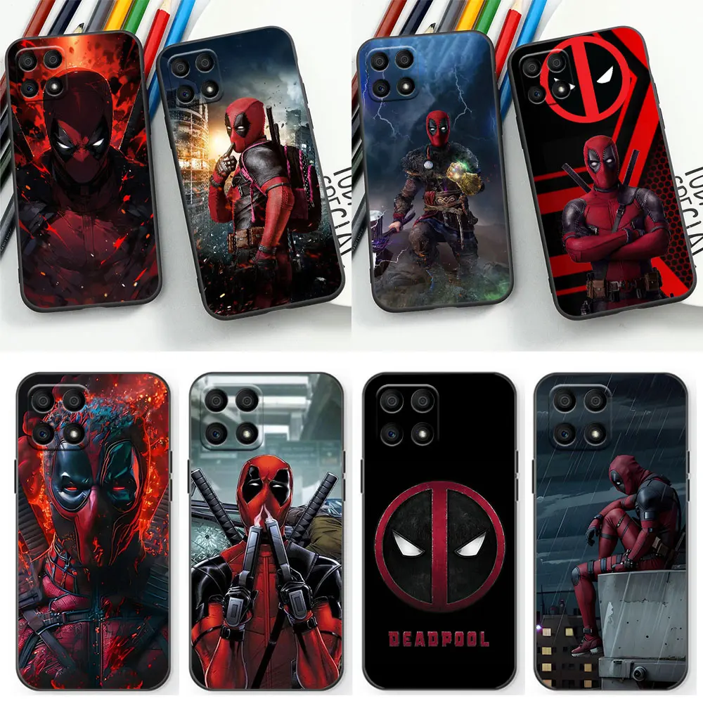 Marvel Deadpool Avengers Phone Case For Huawei P20 P30 Y6P Y7 Y9 NOVA 2I 3I 7I 8I 9SE Honor 90 20 9X 8X X9A X8 X7 X7A Case Cover