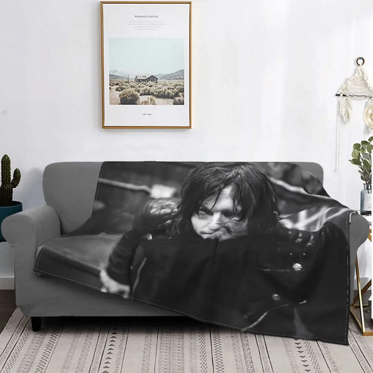 Norman Reedus An Ultra-Soft Micro Fleece Blanket