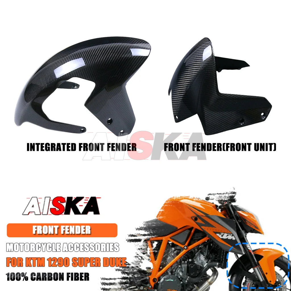For KTM 1290 SUPER DUKE R 2014 - 2019 SUPER DUKE GT 2017 - 2024 Carbon Fiber Motorcycle Accessories Front Fender Splash Mudguard