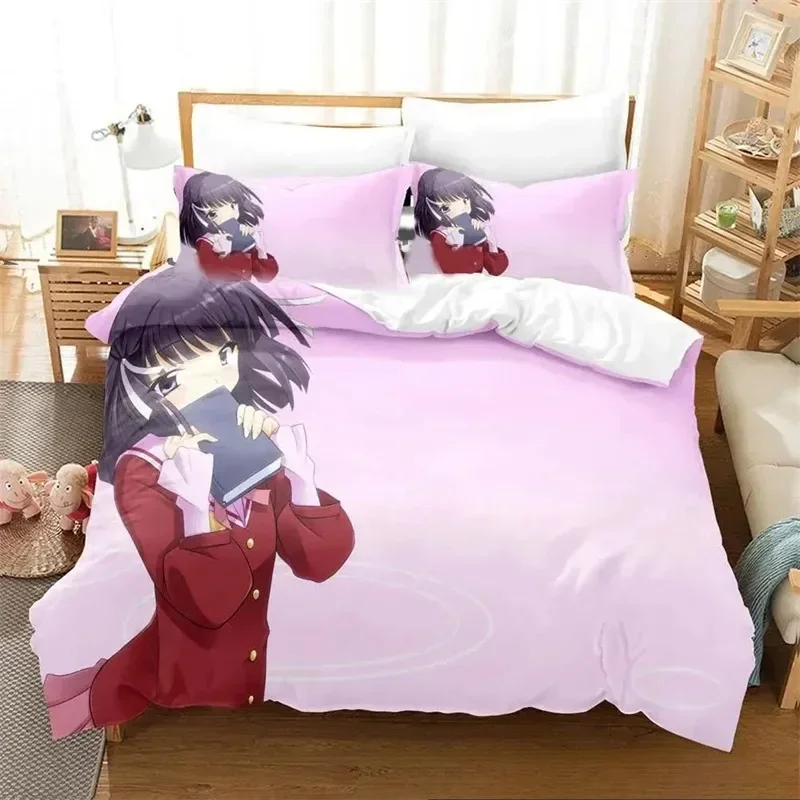 Anime The World God Only Knows 3D NEW Duvet Cover Pillowcase Bedding Set Adult Boy Girl Bedroom Decoration Single Double Large