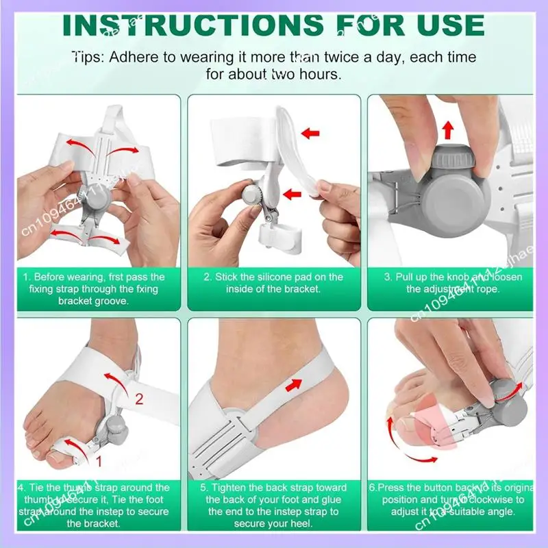 N83R الورم مصحح الورم مصحح للنساء اصبع القدم الكبير قابل للتعديل الورم مصحح القدم اليمنى