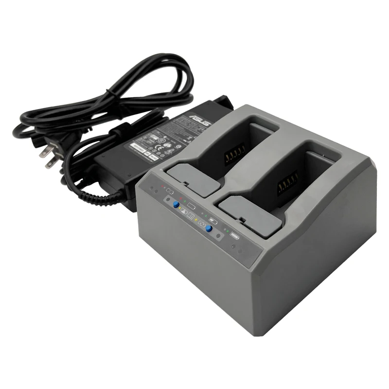 

New Upgrade Dual Slot Charger for Trimble R10 R8 S6 SPS985 GPS Battery Total Station Two Slots Dual Bay Charger EU US Plug