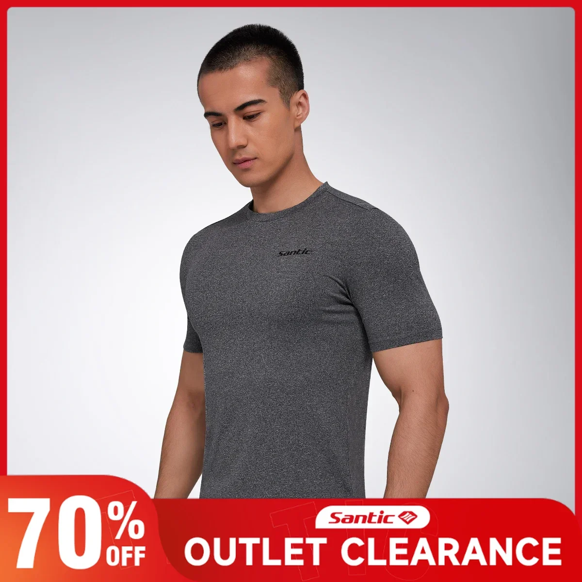 

Santic Мужская спортивная одежда для спортзала, летние быстросохнущие MTB шоссейные велосипедные базовые слои сзади и большими карманами, дышащие велосипедные трикотажные топы