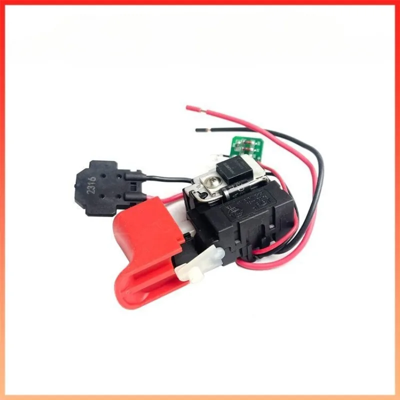 DCJZ1601Lithium Electric Drill Switch Electric Drill Dust-proof Speed Control Button Cordless Electric Drill Switch