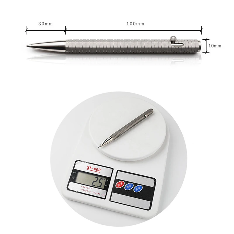 Titanium Alloy Roller Pen Linglong Tower Outdoor Ballpoint Pen Writing Pen