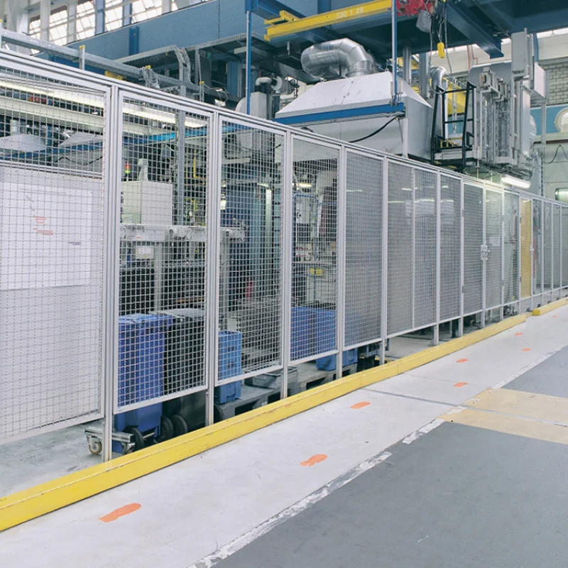 custom.Industrial Safety Fence Extrusion Enclosure Fence Sliding