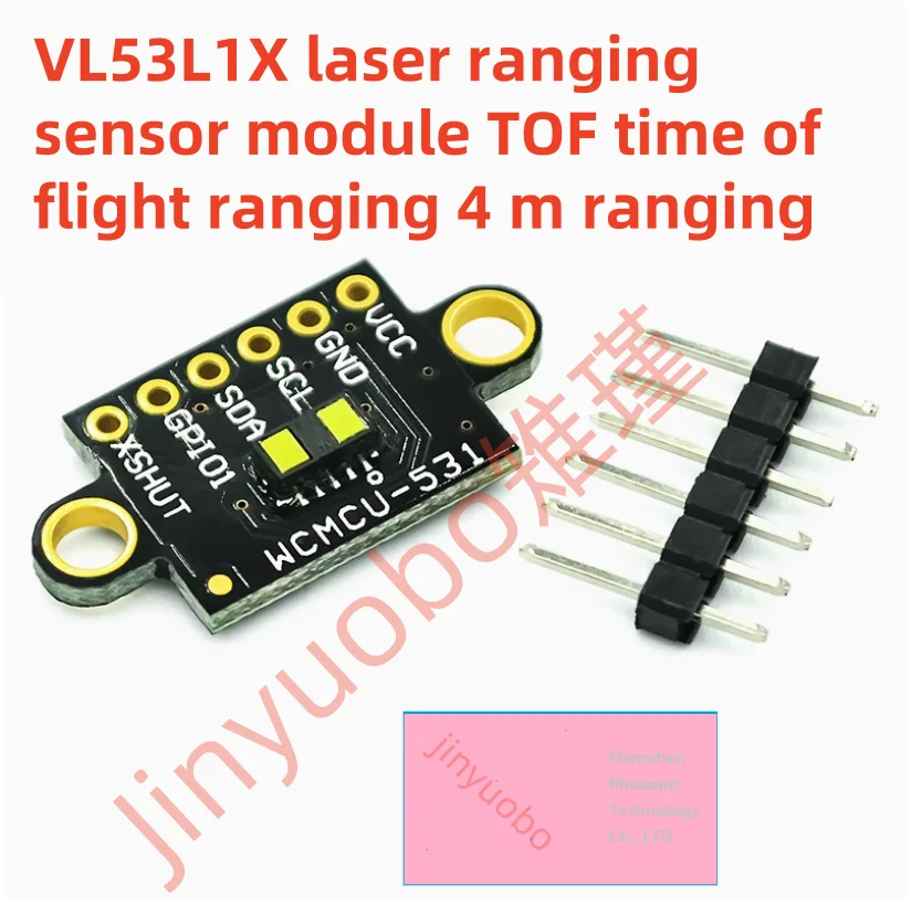 1-5PCS New VL53L1X laser ranging sensor module TOF time of flight ranging 4 meters ranging