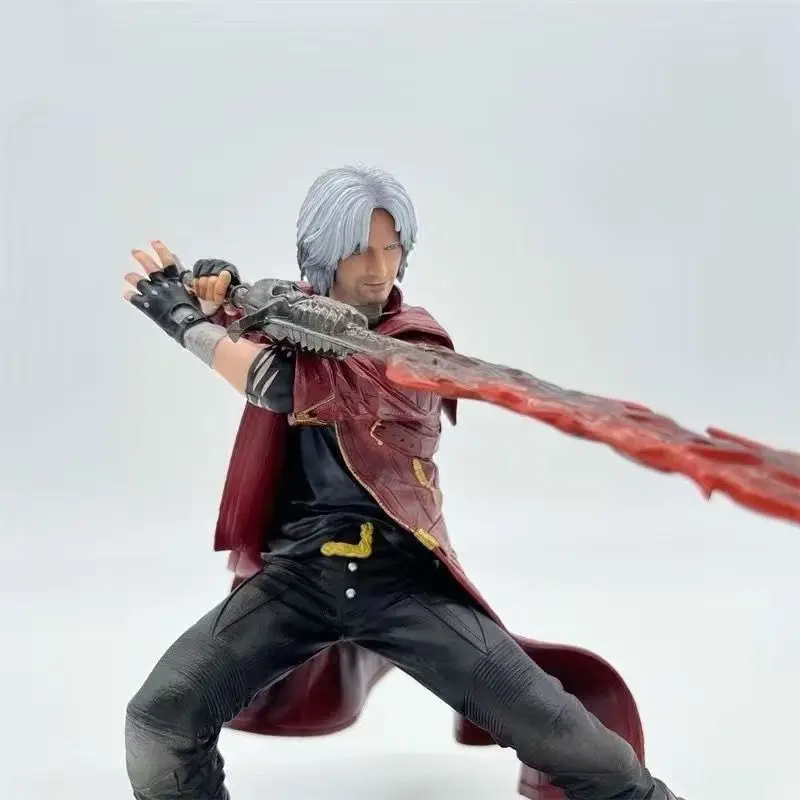 Halloween Game Devil May Cry Dante Nero Cosplay Cartoon PVC Model Statue Garage Kits Ornament Collection Fans Xmas Gift
