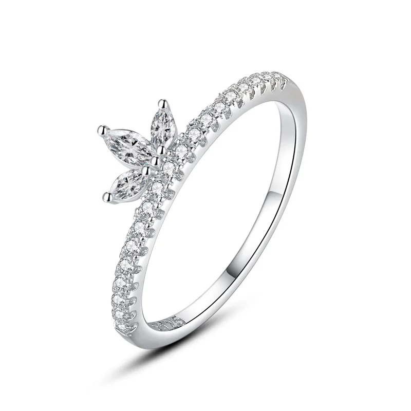 

Sterling Silver Wholesale Fashion Trend Plata Ley 925 Elegant Jewelry Woman Rings