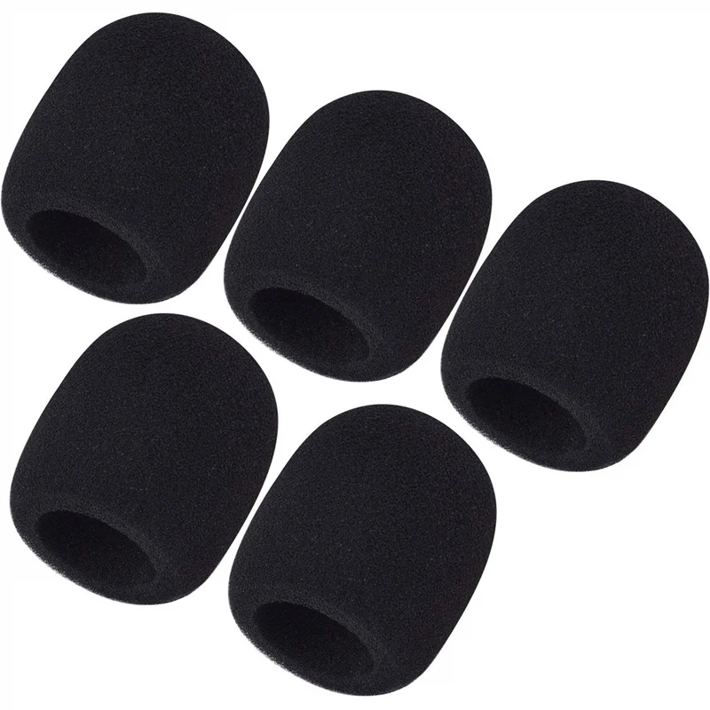 Small Foam Mini Mic hood For Headset Microphone Mic Cover For Headset Protection For Lavalier Foam Covers