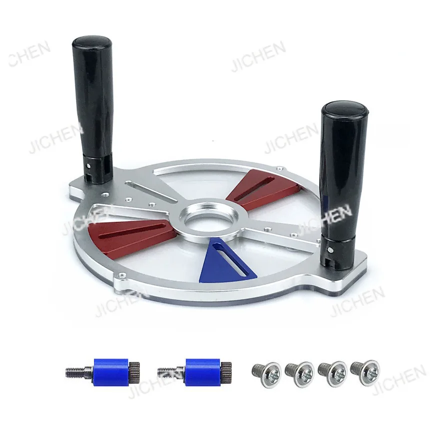 

JC woodworking trimming machine milling groove flip-chip engraving opening bakelite milling base multi-functional guide bracket