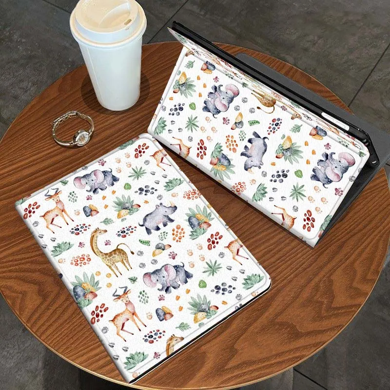 

Elephants Giraffes Cute For iPad Pro Air Mini 1 2 3 4 5 6 7 7th 8th 9th 10th 11th 10.2 9.7 10.5 10.9 11 12.9 Tablet Case