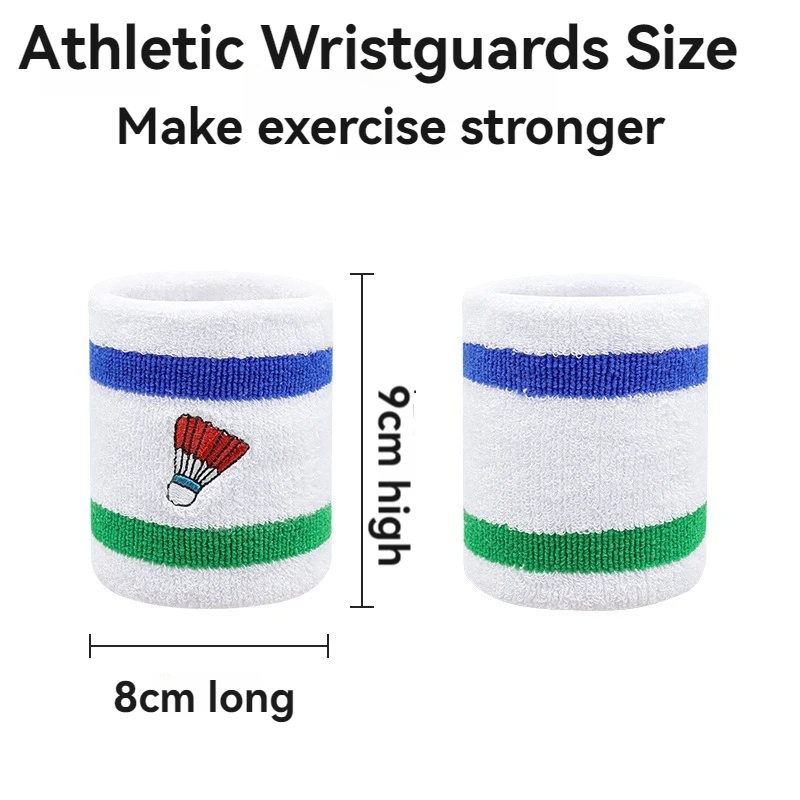 1 Pair Of Sports Wristbands, Badminton/tennis/basketball/volleyball Wrist Guards, Straps, Fitness Running Wrist Guards