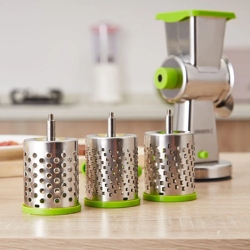 

Rotary Cheese Grater Stainless Steel Blades Sturdy Plastic Body For Hard Cheese Chocolate Nuts Vegetables Kitchen Food