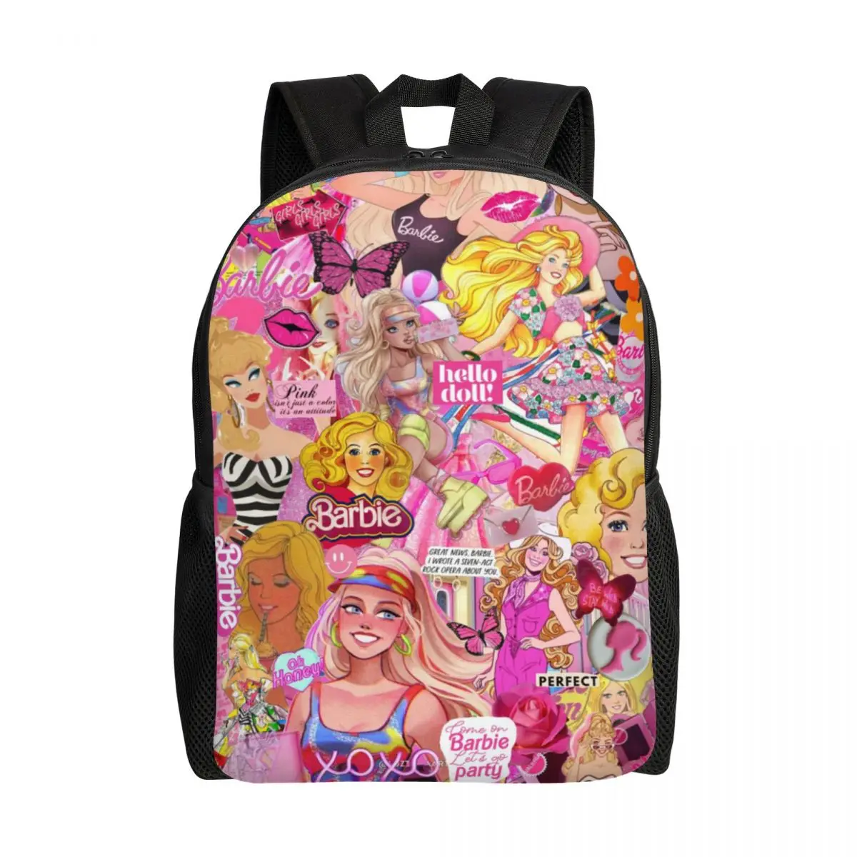 

Custom New Barbie Movie Laptop Backpack Men Women Casual Bookbag for College School Students Bags