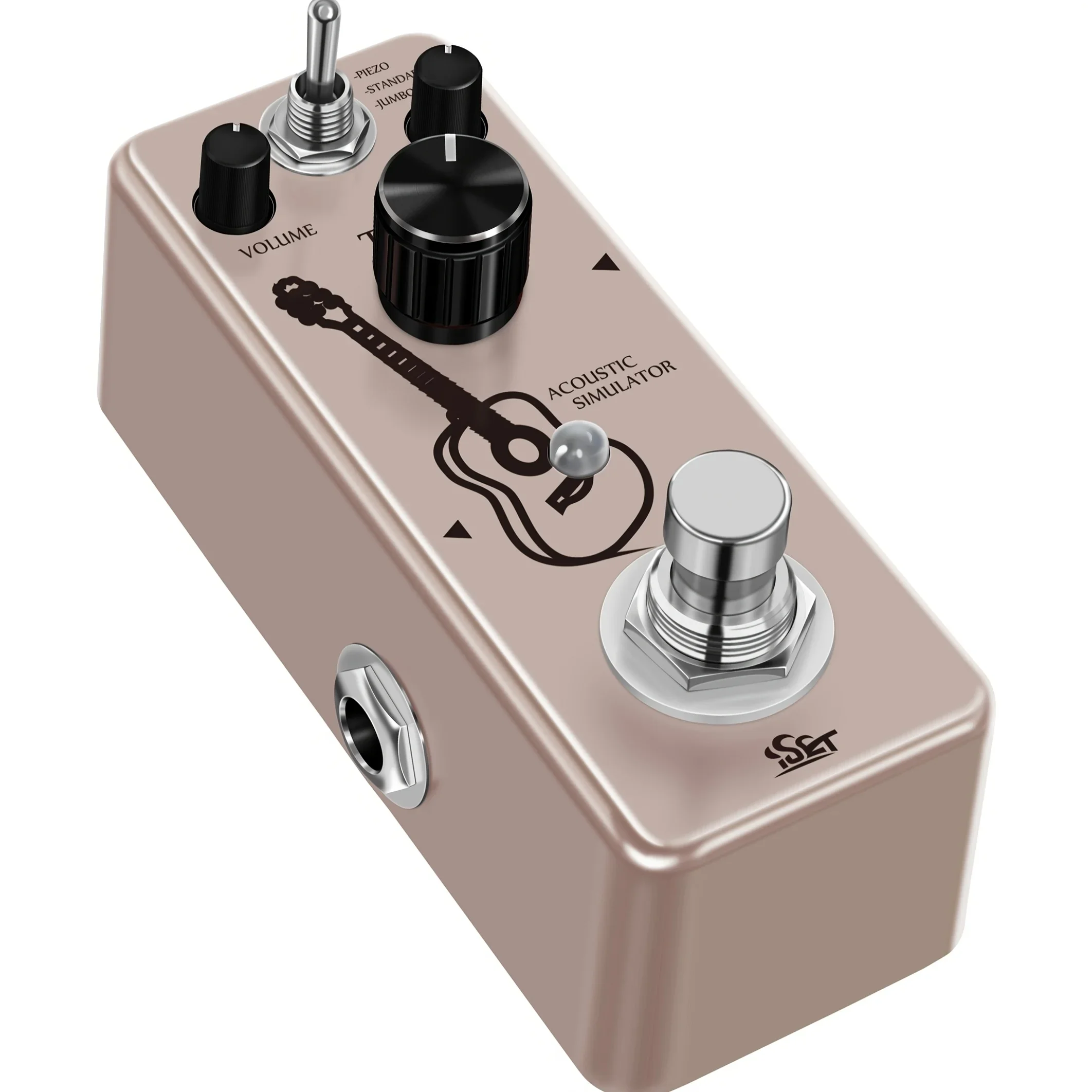 ISET AC Stage Gitarrenpedal Akustikgitarren-Simulator True Bypass