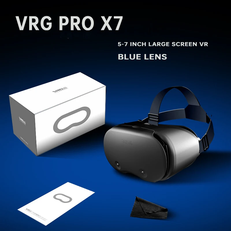 VRG pro X7 realidade virtual 3D Glasses Box Stereo Helmet With Remote Control For IOS Android vr glasses smartphone vr brille