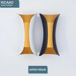 Applique murale moderne à LED 10W, applique murale blanche montée et descente, luminaire décoratif pour salon, couloir, chambre à coucher