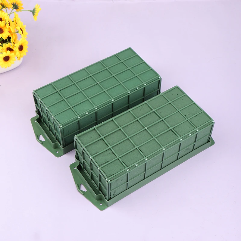 

1Pc Oasis Wet Foam Blocks Floral Florist Green Foam Brick Fresh Flowers Foam Mud for DIY Florist Flower Arrangements Mud Block