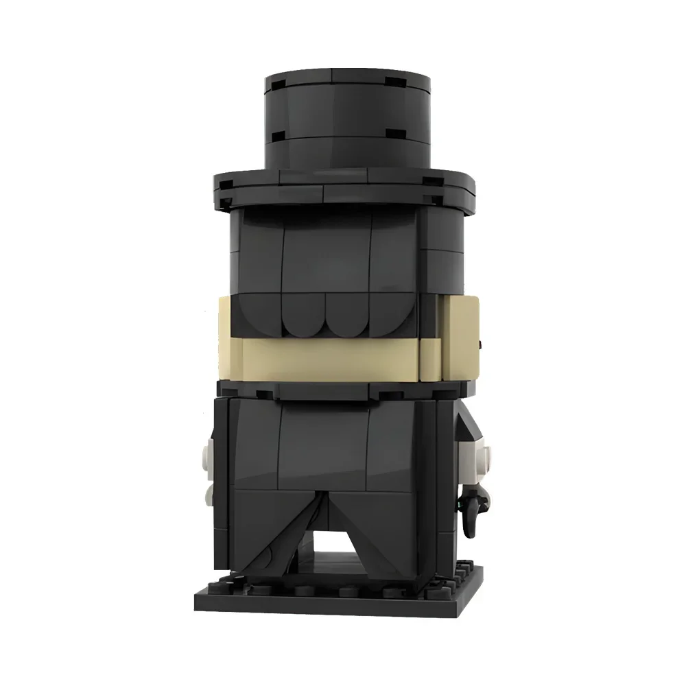 MOC ภาพยนตร์ Gangsters สุภาพบุรุษอาคารบล็อกรูป Brickheadzs รุ่นเพนกวิน Oswalds Chesterfield อิฐของเล่นเด็กของขวัญ