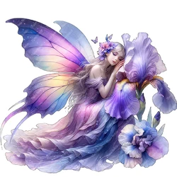 Three Ratels Dreamy Flower Fairy Ins Style New Art Customization Large Size Home sticker Waterproof Car sticker Furniture decals