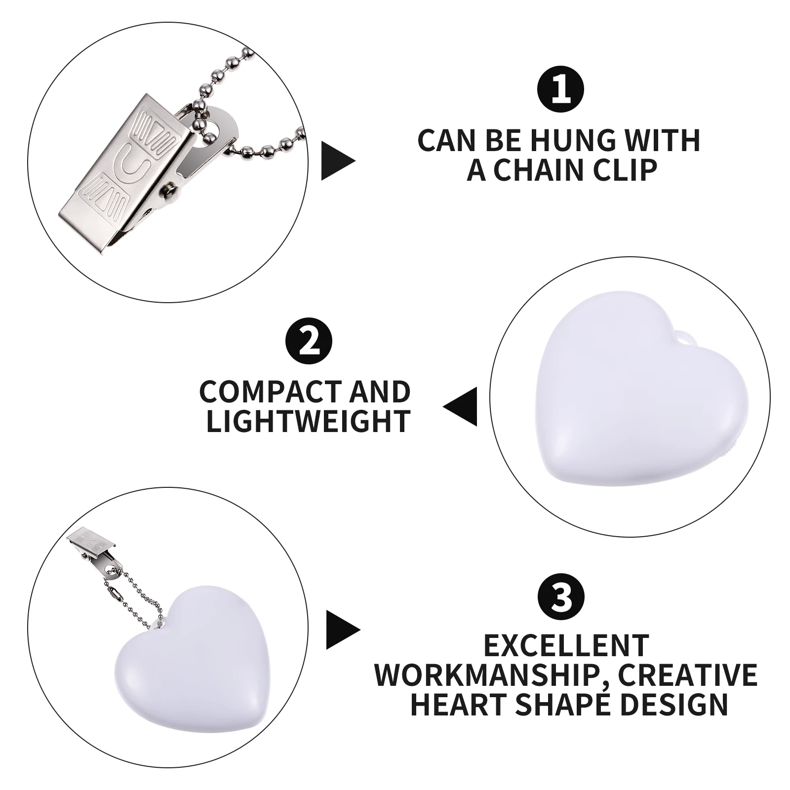 Purses Touch Sensor Light Night for inside Your Glass Shape Heart Shaped Lights Miss