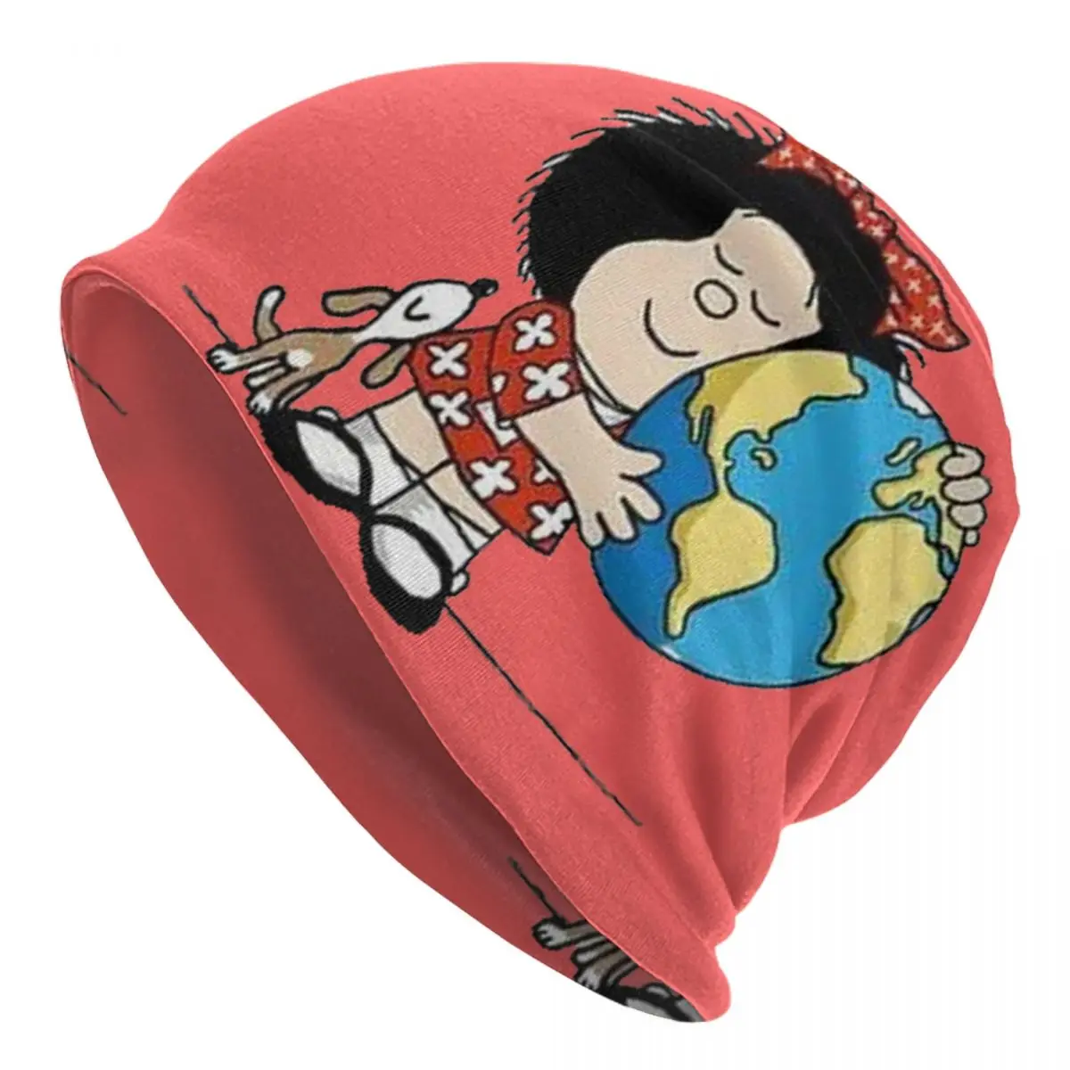 Cute Comic Charatcer Unisex Bonnet Thin Hip Hop Double Layer Hats For Men Women