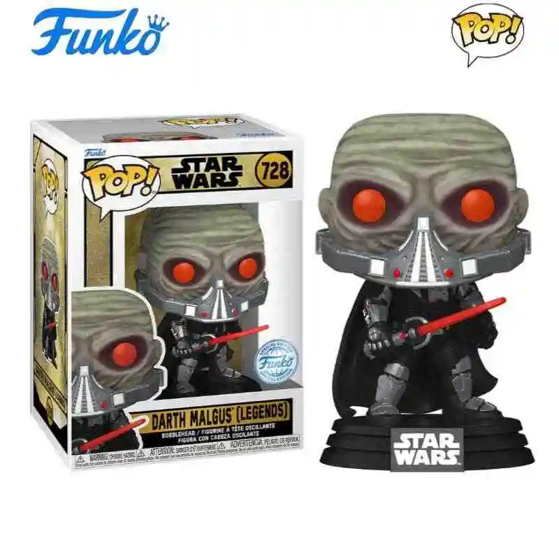 Genuine Funko Pop Star Wars Legends Action Anime Statue Doll Decor Darth Traya Legends Global Limited Collect Souvenirs Toy Gift
