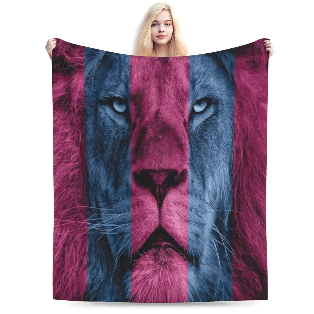 Aston Villa Lion An Ultra-Soft Micro Fleece Blanket