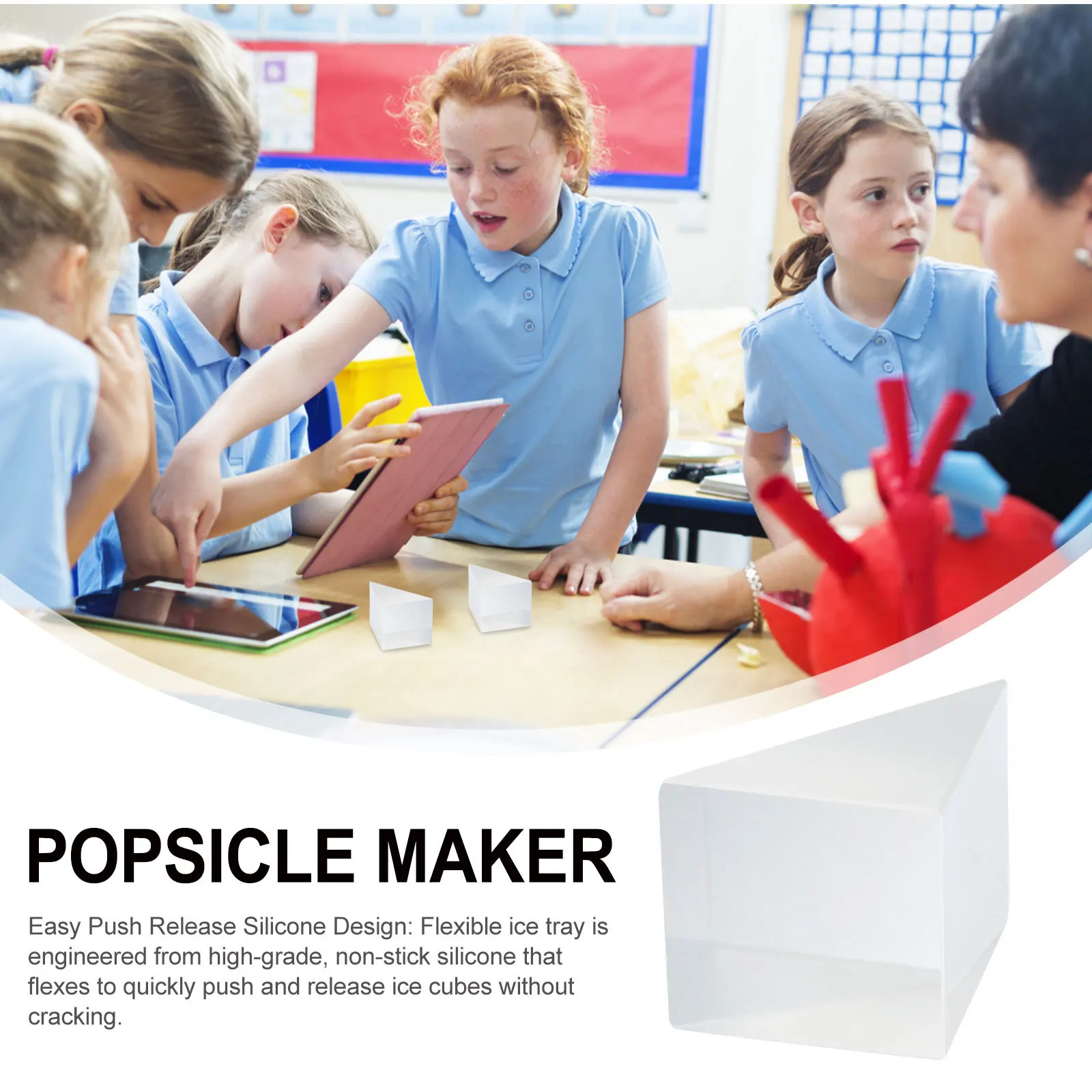 1Pcs Optical Triangular Prisms Precise Cut Triple Prism Physics Teaching Experiment Demonstration Tool 90 Degree Triple Prisms