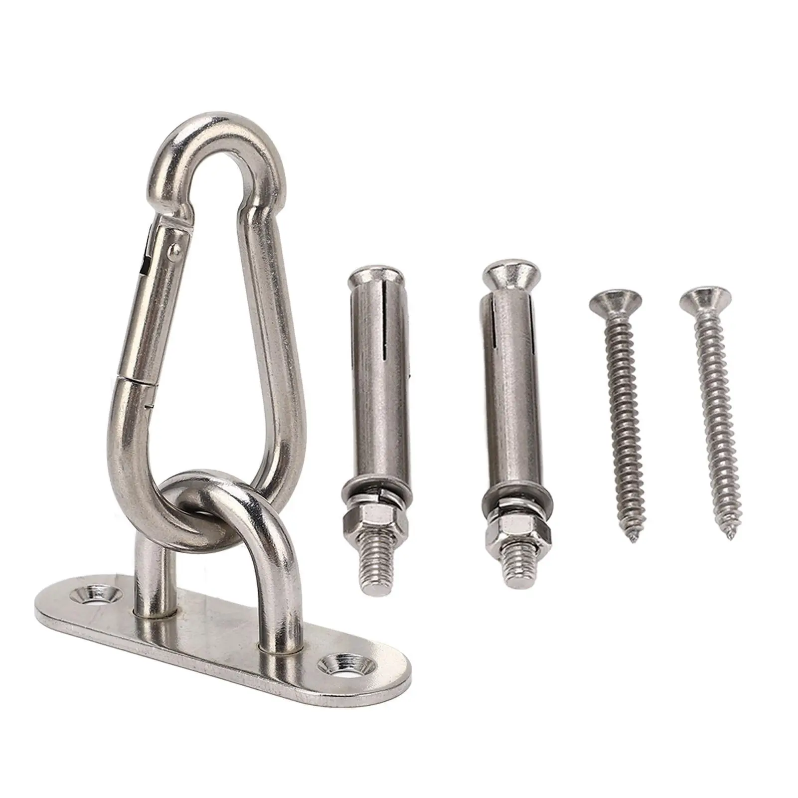 Heavy Duty U-Type Ceiling Hooks with Thickened Base for Sandbags & Garden Swing Suspension