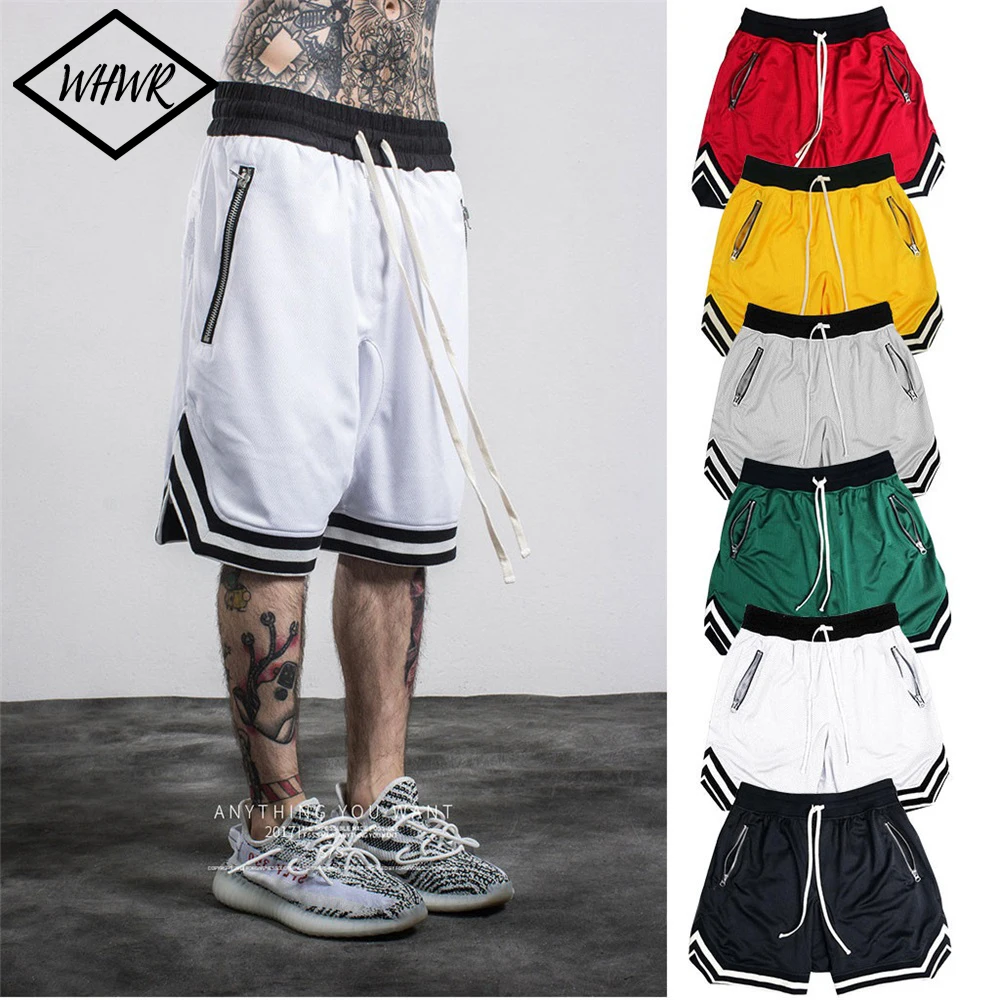 Summer Basketball Shorts Men Loose Sport Shorts Quick Drying Mesh Sports Five-point Pants Oversized Sports Shorts