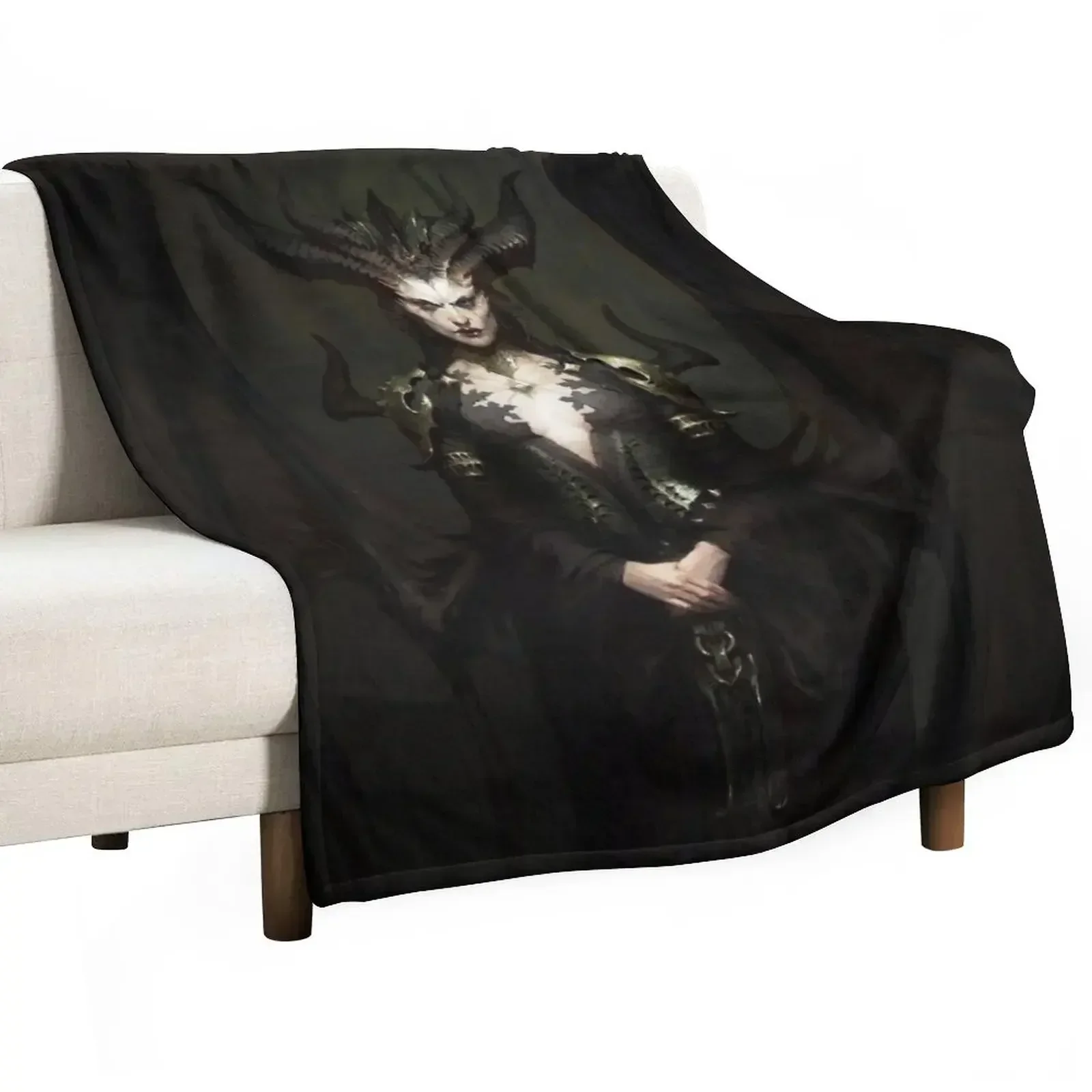 Diablo 4, BOOOOOM Throw Blanket christmas decoration Thin Decorative Beds Retros Blankets