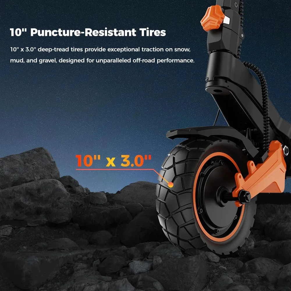 F3 Pro Max Electric Scooter: Dual 1100W Motors, 52V Battery, NFC Foldable