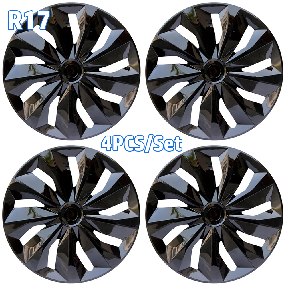 

R17 4pcs/set Universal Car Wheel Cover Hubcap Replacement Car Vehicle Wheel Rim Cover Hub Caps Tire Accessory Hubcap Decoration